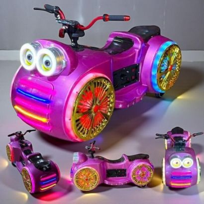 صورة دراجة كهربائية للأطفال بتصميم كرتوني